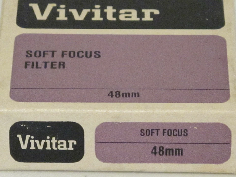 48mm - Vivitar Soft Focus (Diffuser) Filter. Buy 4 special!           #48 - Pntt - Image 1 of 3