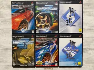 SONY PS2 Need For Speed Underground series & Kaido Battle 1 2 set from Japan - Picture 1 of 14