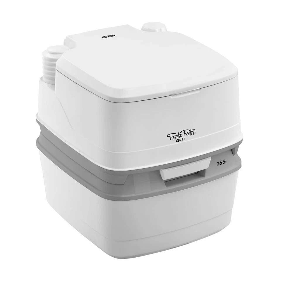Thetford Porta Potti 165 tragbare Toilette - Weiß/Grau (92806)