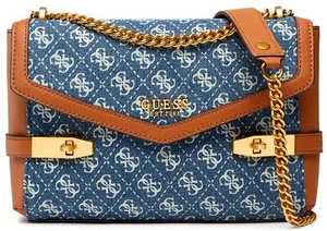 Guess Zadie Convertible Womens Crossbody Bag In Denim - Picture 1 of 4