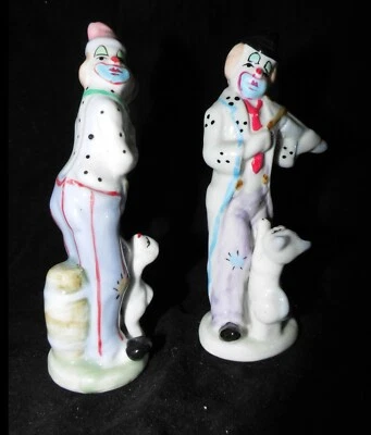 2 Clownfiguren aus Porzellan in Top Zustand - Bild 1 von 4