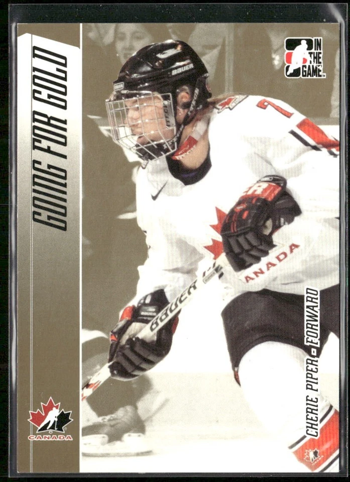 2006 GOING FOR GOLD - IN THE GAME - CHERIE PIPER - FORWARD 16 - Image 1 of 2