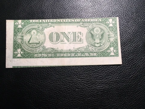 1.00 1935-E Silver Certificate Error Higher Grade Hard To Find Silver Cert Error Cover