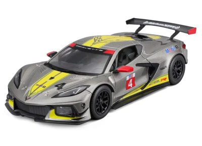 BURAGO RACE 1:24 AUTO DIE CAST METAL CHEVROLET CORVETTE C8.R #4  ART  18-28024 - Immagine 1 di 4