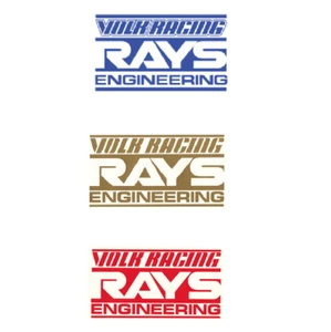 Vinyl Racing Die cut Decal Sticker For Rays Auto Car Wheels Rim Drift - Bild 1 von 4