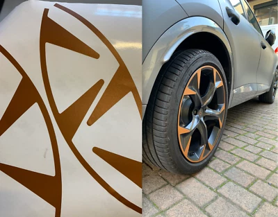 Kit adesivi sticker cerchi originali CUPRA FORMENTOR in differenti CORAZIONI - Image 1 of 4