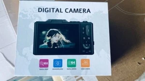 4k Digital Camera with 3 Inch IPS, 64 Million Pixels and 16x Zoom/256G/MP4-JPEG - Picture 1 of 5