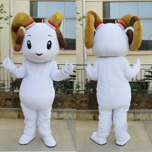 Sheep Mascot Costume Suit Cosplay Party Game Dress Outfit Halloween Adult - Picture 1 of 3