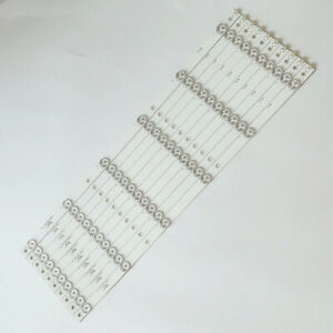 10pcs LED Strips for HISENSE 55H7B 55H7C 55H7B2 HD550DU Sharp LC-55N6000U
