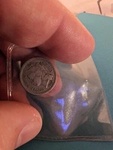 1868 3 Cent Nickel Münze - Bild 1 von 5