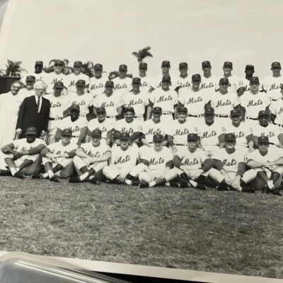 1965 NY Mets Spring Training autographed 8x10 photo from Bud Harrelson - Image 1 of 4