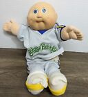 Cabbage Patch Kids Baby Boy Doll Baseball Uniform Blue Eyes Vintage 1982