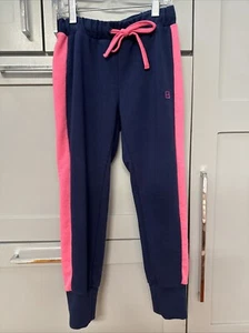 Set By Lullaby Set Girls Size XS Athletic Pants Joggers Navy Pink GUC - Picture 1 of 5