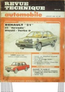 Revue Technique Automobile Renault 21 & Nevada D Lada 1983  #487 - Picture 1 of 4