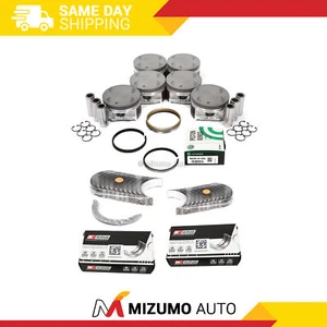 Pistons Main Rod Bearings Fit 04-10 Toyota Sienna Highlander 3.3L DOHC 3MZFE - Picture 1 of 12