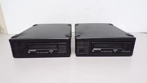HP StorageWorks LTO-4 Ultrium 1760 SCSI External Tape Drive EH922A lot 2 damage - Afbeelding 1 van 7