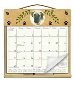MASTIFF CALENDAR HOLDER - REFILLABLE EVERY YEAR! - Picture 1 of 1