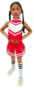 Kinder/Mädchen Mini Cheerleader-Kostüm/Fasching/Cosplay Kleid Dress Gr. 98-182