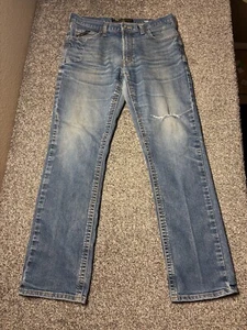 Ariat Rebar M5 Jeans Herren 36x36 Blau Medium Wash Straight Leg Distressed Denim * - Bild 1 von 13