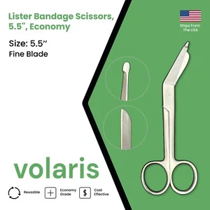 Lister Verbandschere, 5,5", Economy - Bild 1 von 8