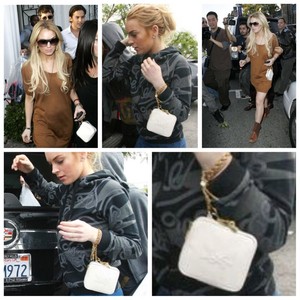 saint laurent wristlet pouch