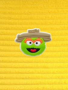 Childhood Characters The Grouch shoe Croc Shoe Charm – Fan Gift -Inspired - Picture 1 of 2