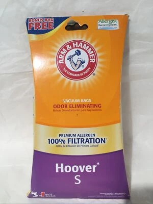 ARM AND HAMMER Hoover S   PREMIUM ALLERGEN FILTRATION TWO BAGS - Image 1 of 4