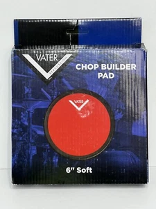 Vater Chop Builder Pad 6 In Red Soft Practice Drum Pad Percussion New Open Box - Picture 1 of 6