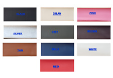 Faux Leather Vinyl Heavy Upholstery Grade Fabric Leatherette Material 10 Colours