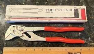 Blue Point Adjustable Locking Joint Pliers ADP10 Excellent Condition With Box - Picture 1 of 8