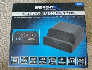 Sabrent DS-RICA-EU USB 3.0 Universal Laptop/Tablet Dockingstation Z - Bild 1 von 2