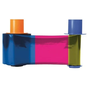 Fargo 45612 DTC1500 YMCKK: Full-color ribbon two - Picture 1 of 4