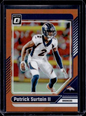 2024 Donruss Optic Patrick Surtain II Orange #192/249 Broncos - Image 1 of 2