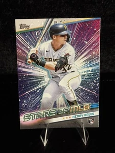 2024 Topps Stars of MLB #SMLB-27 Henry Davis Rookie Pittsburgh Pirates - Bild 1 von 6