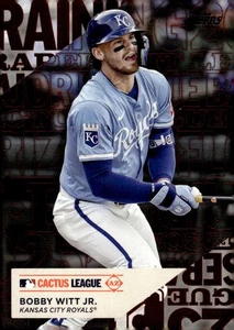 2025 Topps #TG-6 Bobby Witt Jr. Training Grounds Pink Foil - Picture 1 of 2