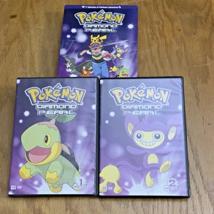Pokemon Diamond  & Pearl - Box Set 1 (DVD, 2008, 2-Disc Set) Episodes 1-17 - Foto 1 di 10