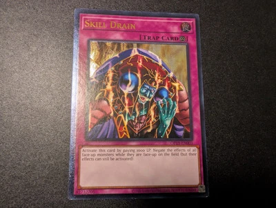 Yugioh Karte OP19-EN003 Skill Drain Ultimate Rare Englisch Near Mint Chase Card - Bild 1 von 3