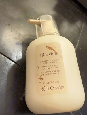 NUEVO SELLADO CON BOMBA PERLIER RISARIUM JABÓN LÍQUIDO MANOS Y CARA 8,4 OZ Foto 1 de 2