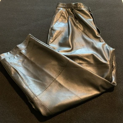 Genuine Leather Pants Men Size 36x30 - Image 1 of 4