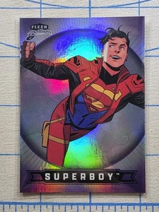 Fleer Brilliants Superman - Superboy (Conner Kent) #16 púrpura paralelo - tarjeta DC - Imagen 1 de 6
