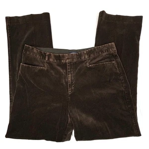 Pantalones GAP Y2K Elastizados Calce Clásico Bootcut Mocha Terciopelo Para Mujer 16R Usados en Excelente Condición - Imagen 1 de 10