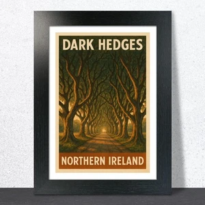 Dark Hedges Travel Poster - Picture 1 of 7