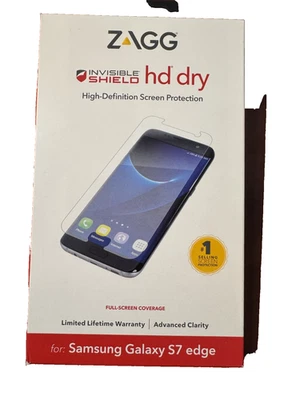 ZAGG Invisible Shield HD Dry Screen Protector for Samsung Galaxy S7 Edge - Image 1 of 2
