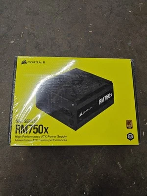 CORSAIR RMx 750W ATX 80+ GOLD Fully Modular Power Supply RM750x PSU - Image 1 of 3