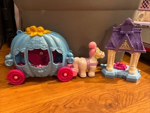 Little People Princess Cinderella’s Carriage & Frozen Anna Arendelle Castle Lot - Bild 1 von 5