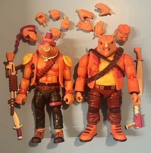 The Loyal Subjects BST AXN TMNT Arcade Flashing Bebop & Rocksteady - Picture 1 of 1
