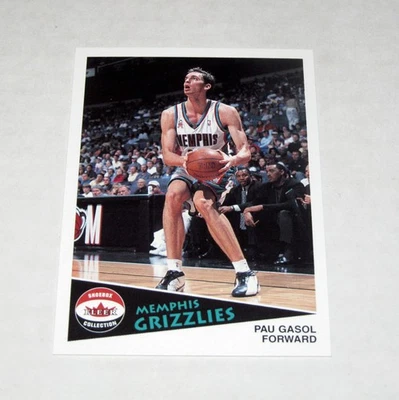 2001-02 Fleer Shoebox Collection 173 Pau Gasol SP Rookie RC (#/2500) HOF Foto 1 de 2