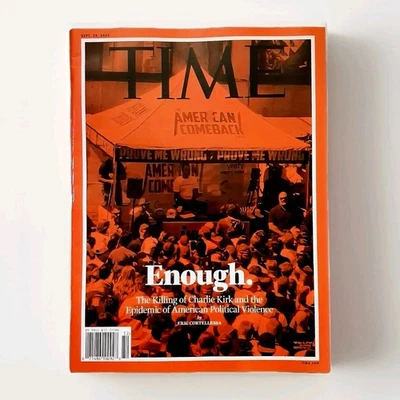 Time - The Killing of Kirk Psyop Enough Lies American Propaganda Grade AAA - Image 1 of 3