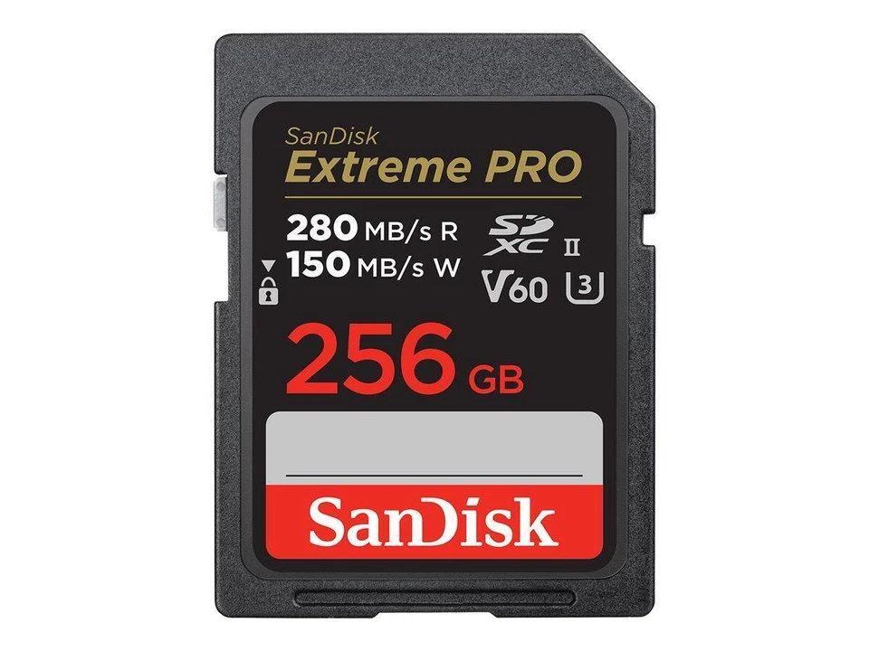 SanDisk Extreme PRO SDXC UHS-II Speicherkarte 256GB - Bild 1 von 1