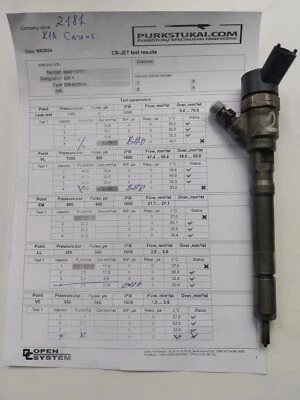 KIA CARENS II FJ 0445110 101 Injecteur de Carburant 2.00 Diesel 83kw 25869529 - Photo 1/4